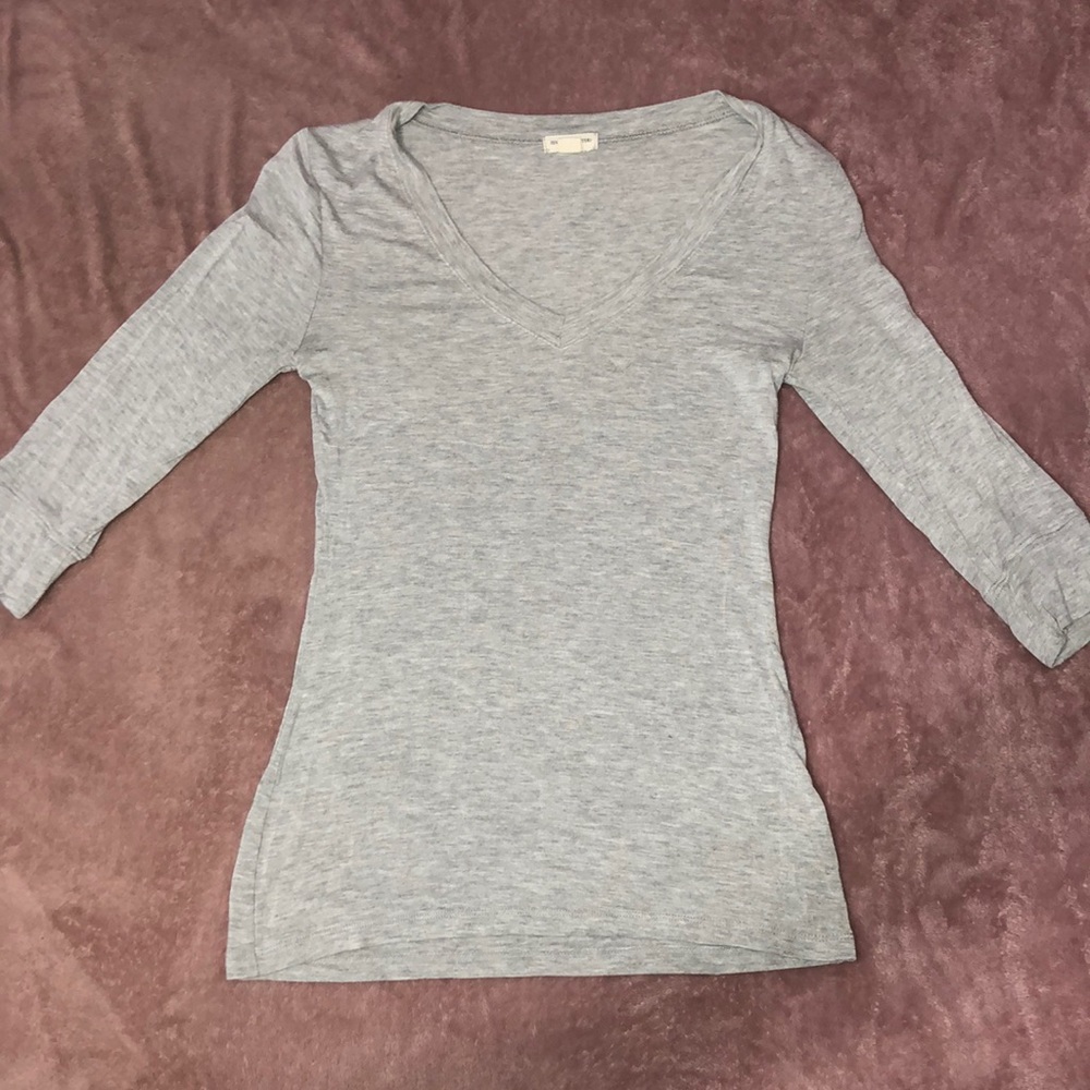 Grey half sleeve shirt